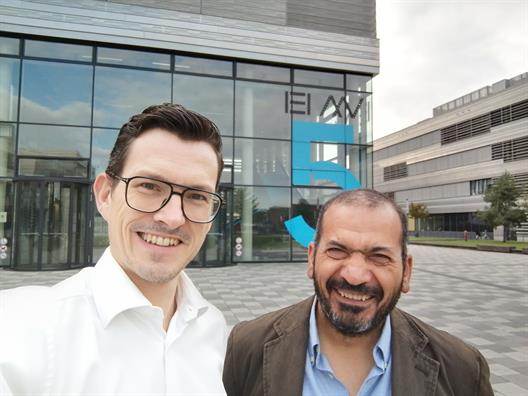 Prof.Nehr und Gastprof.Abdallah Shaltout